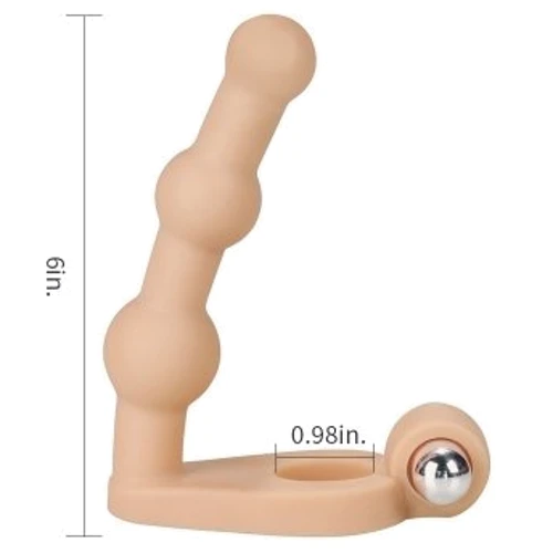 Насадка для двойного проникновения LoveToy The Ultra Soft Double Bead 6"