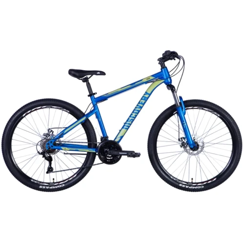 Велосипед Discovery TREK AM DD ST 27.5" рама 2024 синий (м) (OPS-DIS-27.5-068)