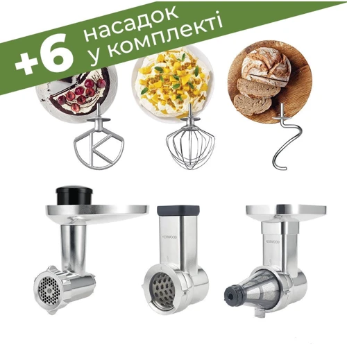 Кухонный комбайн Kenwood KMX 750 RD+3ATT: Конструкция стационарный