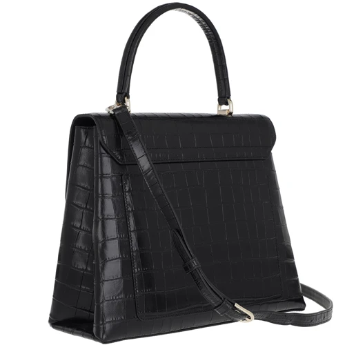 Женская сумка-сэтчел Furla 1927 M Top Handle Barpaco черная (BARPACOKO0000O6000): Тип ручки Со съемным ремнем, Плечевой ремень, Короткая ручка