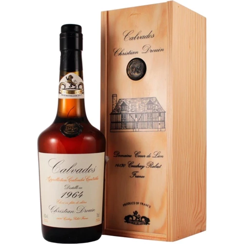 Горілка Christian Drouin Calvados Coeur de Lion, 1964 (0,7 л) (BW19125)