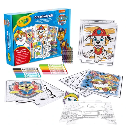 Большой набор для творчества 5 в 1 Crayola Paw Patrol 60 единиц (04-2940): Производитель Crayola