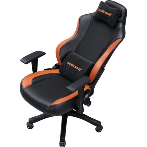 Кресло игровое Anda Seat Luna Color Size L Black/Orange PVC фото 8