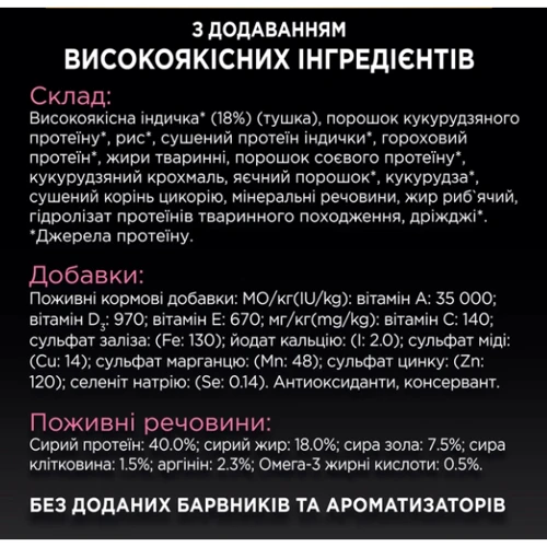 Сухой корм Pro Plan Delicate Digestion для кошек с чувствительным пищеварением с индейкой 14 кг (7613287887726): Вес упаковки 14 кг