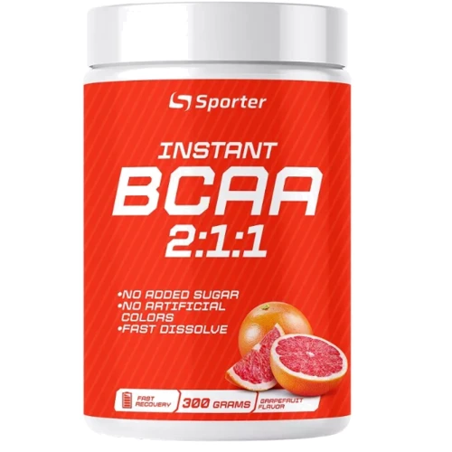 Аминокислота для спорта Sporter BCAA Instant 300 g / 30 servings / grapefruit