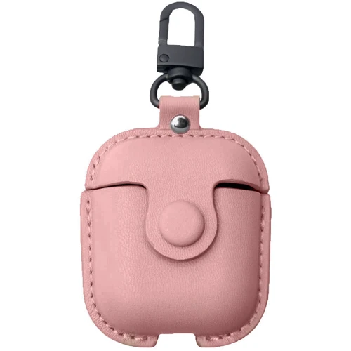 

Чехол для наушников Fashion Leather Case Smile Pink for Apple AirPods