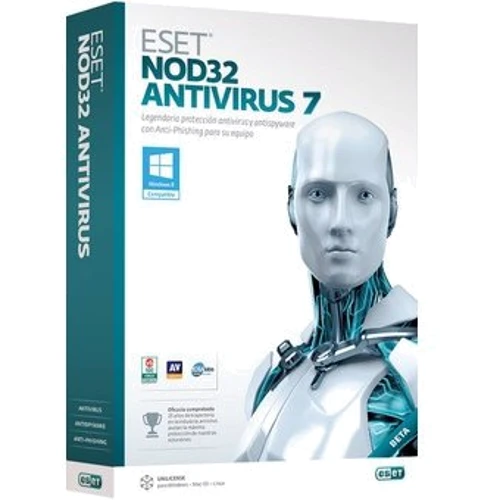 Программное обеспечение ESET NOD32 Antivirus 7 (лицензия на 12 месяцев, 2ПК)