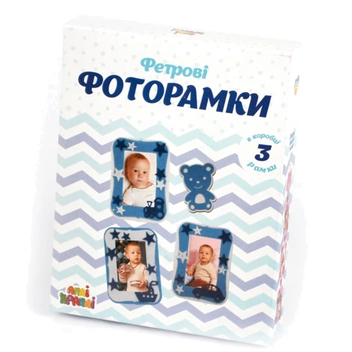 Набор для творчества Аплі Краплі Фетровые фоторамки: Мишка (ФФ-01): Производитель Аплі Краплі