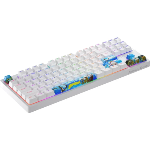 Клавиатура HATOR Rockfall 2 Mecha TKL Authentic Edition Fighting Cats (HTK-532): Количество клавиш 87