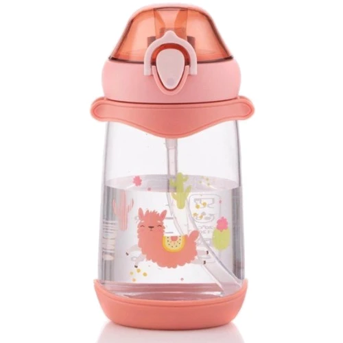 Бутылка для воды детская Ardesto Llama 500 ml розовая (AR2250PL): Поток переменный