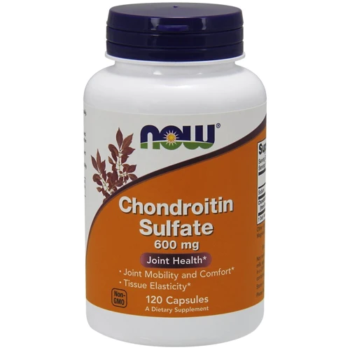 NOW Foods Chondroitin Sulfate 600 mg Capsules 120 caps
