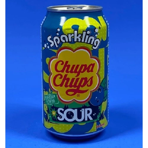 Напиток газированный Chupa Chups Sour Blueberry 345 ml