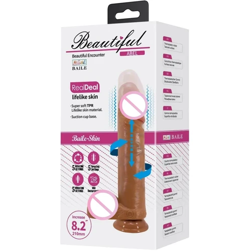 Вибратор с ротацией и возвратно поступательным движением LYBAILE Abel 8.2" (BW-008017EA)