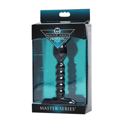 Sojourn Plus Slim Ribbed Silicone Prostate Vibe - стимулятор простаты