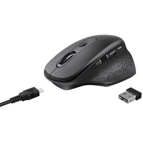 Мышь Trust Ozaa Rechargeable Black (23812): Радиус действия 10 м
