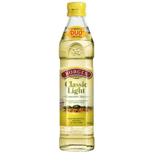 Оливковое масло Pure Olive Oil Extra Light, TM Borges, 0,5 л (STF8410179300825)