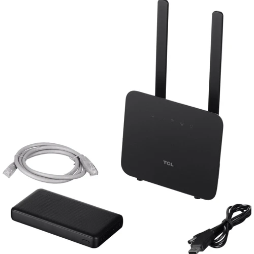 Маршрутизатор Wi-Fi TCL LINKHUB LTE Home Station (HH42CV2) + Powerbank 15000мАгод + USB кабель 5V-12V: Тип антенны внешняя