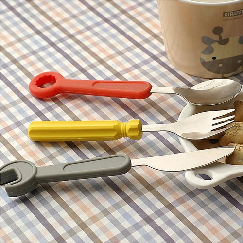 Набор детских столовых приборов BeriDari "Инструменты"