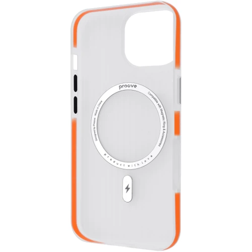 Чехол для iPhone Proove Astro Case with Magnetic Ring Orange for iPhone 16 Pro Max: Материалы Пластик