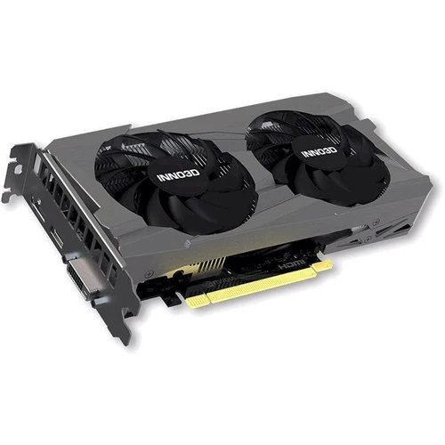 Видеокарта INNO3D PCI-Ex GeForce RTX 3050 TWIN X2 (N30502-06D6-1880VA60) UA: Объем памяти, Гб 6