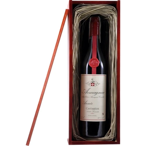 Коньяк Armagnac Castarede 2002 40% 0.7 л, wooden box (BWR0992)