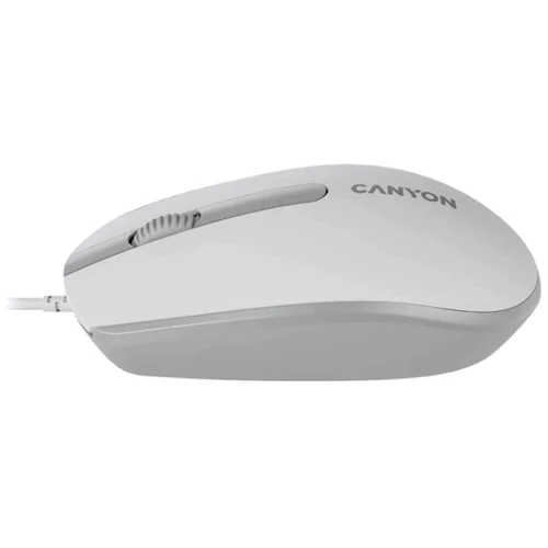 Мышь Canyon M-10 USB White Grey (CNE-CMS10WG): Максимальное разрешение сенсора, dpi 1000