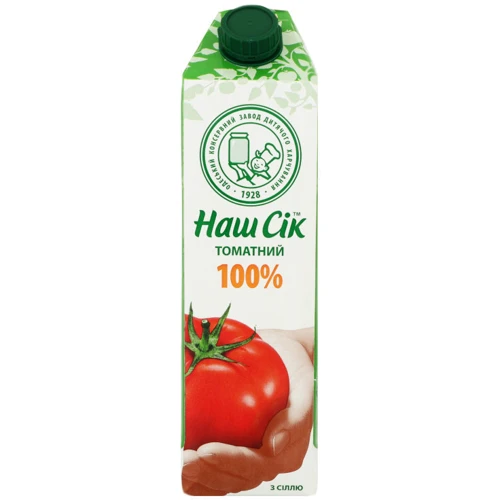 Сік томатний із сіллю ОКЗДХ Наш Сік 0.95 л (4820003689141)