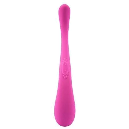 Двусторонний вибромассажер Topco Sales UltraZone, Celeste 9X Silicone Double G-Spot Vibrator
