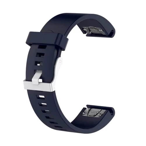 Ремешок Garmin QuickFit 20 Smooth Silicone Band Dark Blue (QF20-SMSB-DKBL)