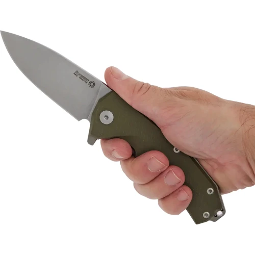 Нож Lionsteel Kur green (39.21.67): Система блокировки Есть