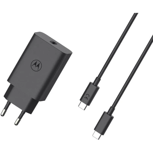 Зарядное устройство Motorola Wall Charger USB-C 68W with USB-C Cable Black (PG38C06281): Особенности Быстрая зарядка, USB-C, Power Delivery (PD)