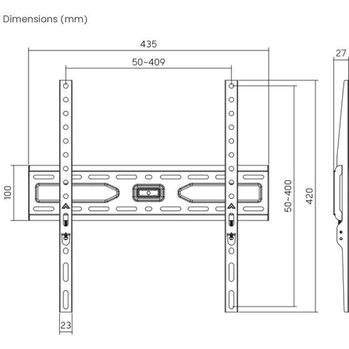 Кронштейн для ТВ Brateck KL36-44F