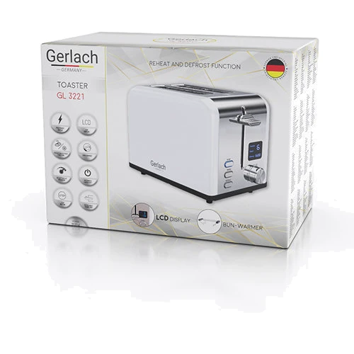Тостер Gerlach GL 3221 white фото 9