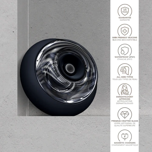 Массажер GESKE Sonic Cool&Warm Face and Body Massager 9в1 black