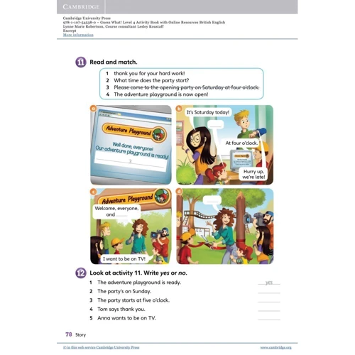 Guess What! 4: Activity Book with Online Resources: Виробник Cambridge University Press