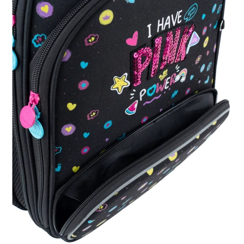 Рюкзак GoPack Education каркасный 597M-2 Pink Power (GO24-597M-2): Спинка Ортопедическая (анатомическая)