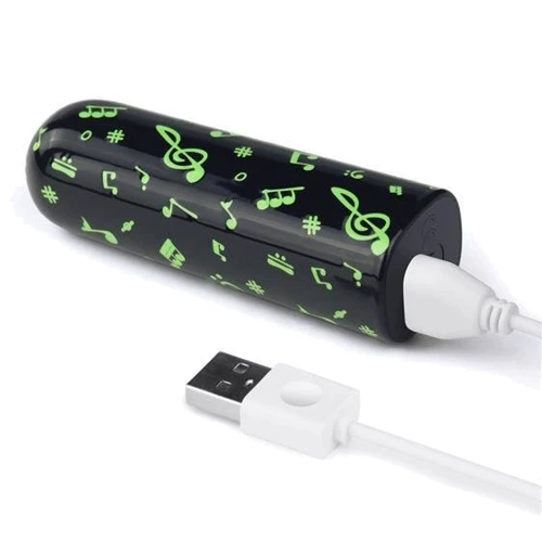 Клиторальный вибратор LoveToy Music Massager Glow In The Dark