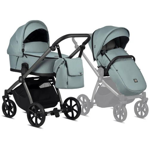 Универсальная коляска 2 в 1 Tutis Mio Plus Thermo Turquoise (1352243) фото 8