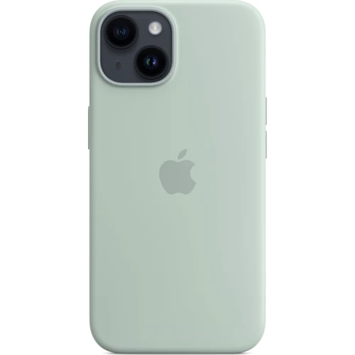 Чохол для iPhone Apple iPhone 14 Plus Silicone Case with MagSafe - Succulent (MPTC3ZE/A): Матеріали Силикон