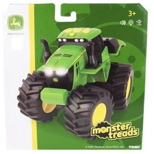 Іграшковий трактор John Deere Kids Monster Treads з великими колесами зі світлом та звуком (46656) фото 6