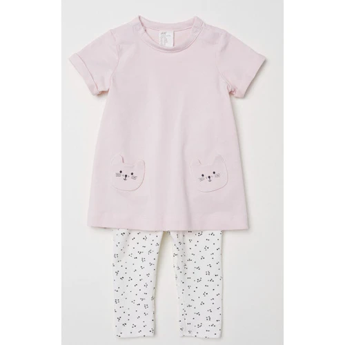 Костюм H & M 6175327 62 см рожевий