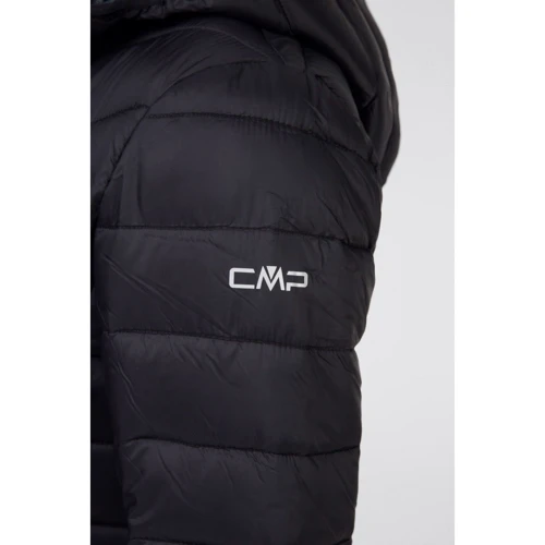 Куртка CMP Woman Coat Zip Hood 39Z0506-U901 42 (34) черная зимняя с капюшоном: Сезон Зима