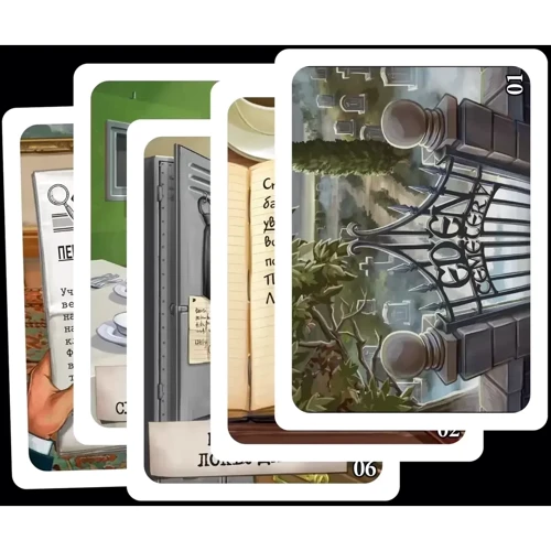 Настольная игра Geekach Games Шерлок. 3 в 1. Набор 3 (3 игры: Серед Могил, Дворецький, Хто Такий Венсан Леблан?): Тип Детские