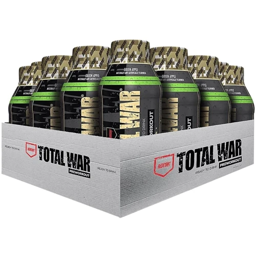 Предтренировочный комплекс Redcon1 Pre-workout Total War 12x355 ml Green Apple: Форма выпуска Жидкость