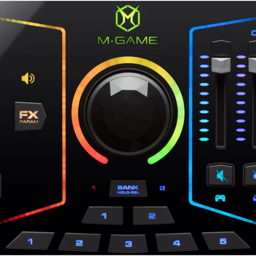 Потоковый USB интерфейс M-AUDIO M-GAME RGB DUAL: Аналоговые выходы 3,5мм выход для наушников, 3.5мм основной выход