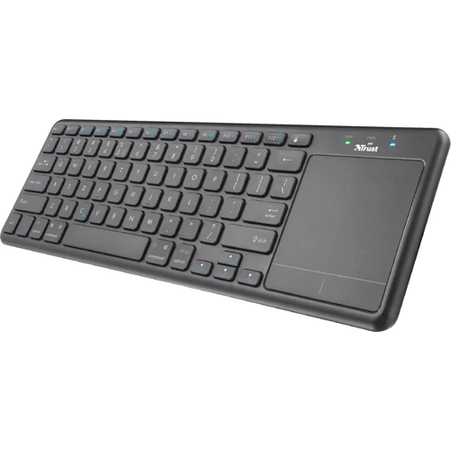 Клавиатура Trust Mida with XL Touchpad Black (23009): Тип клавиатуры компактная