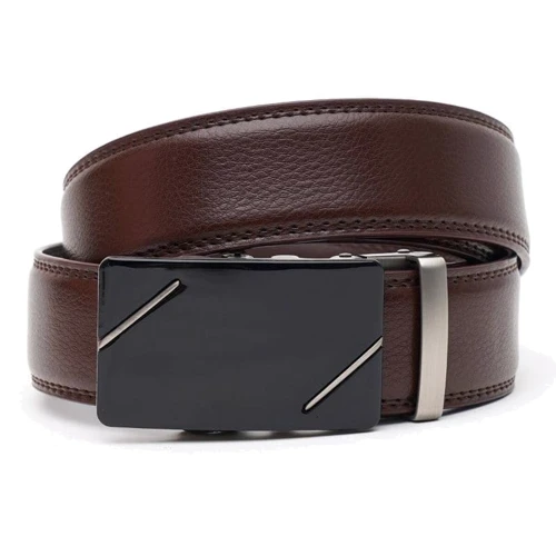 Мужской ремень Borsa Leather коричневый (V1GKX46-brown)