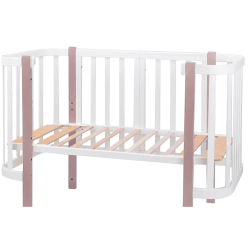 Дитяче ліжечко Babyroom Місяць 120x60 см білий - капучино (625553)