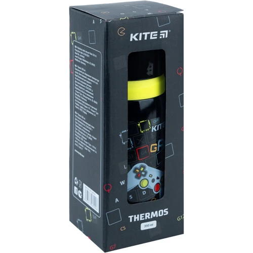 Термос Kite Game 4 Life 350 мл: Матеріал колби Нержавеющая сталь