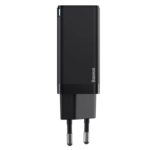 Зарядное устройство Baseus USB Wall Charger GaN Mini USB and USB-C 45W Black with Cable USB-C to USB-C (CCGAN-Q01): Тип сетевое